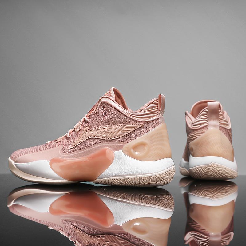 Students breathable low-top basketball shoes men's full hands  new cushioned wear professional combat sports shoes