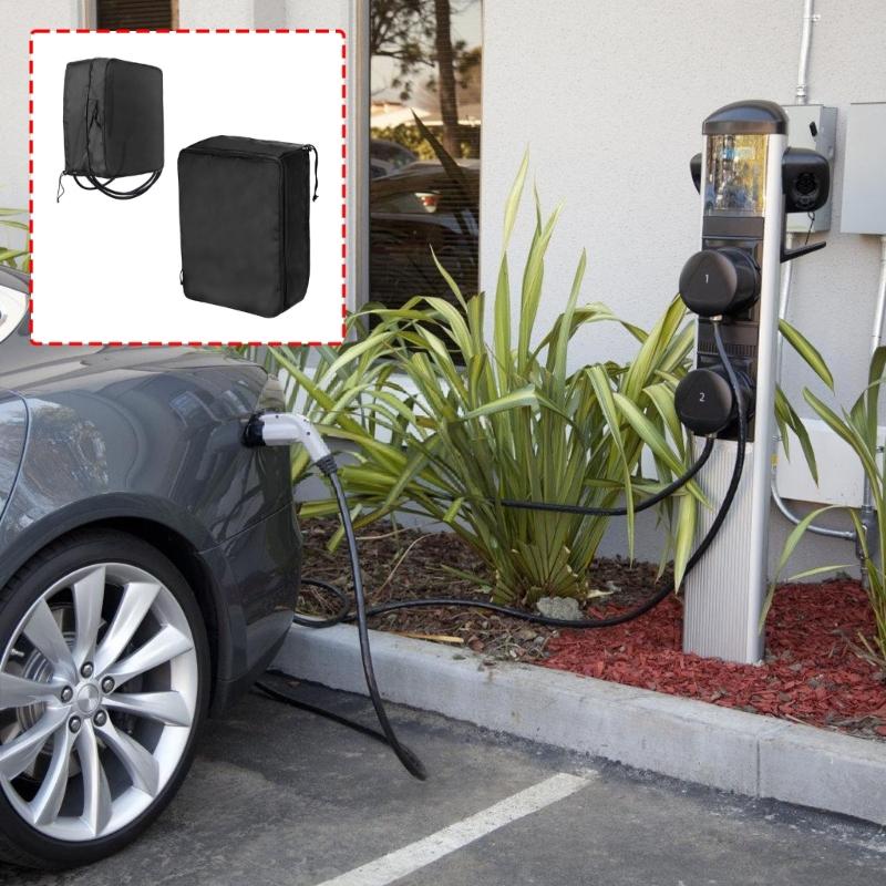 Heavy Duty Tear Resistant Electric Vehicle Charging Port Cover Weatherproof Polyester Material Easy Installation Design