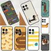 Cartoon Dachshund Sausage Dog Cover For OnePlus Nord 4 CE 2 3 Lite N20 N10 N30 OnePlus 8T 10T 13 13R 12 12R 11 10 Pro Case