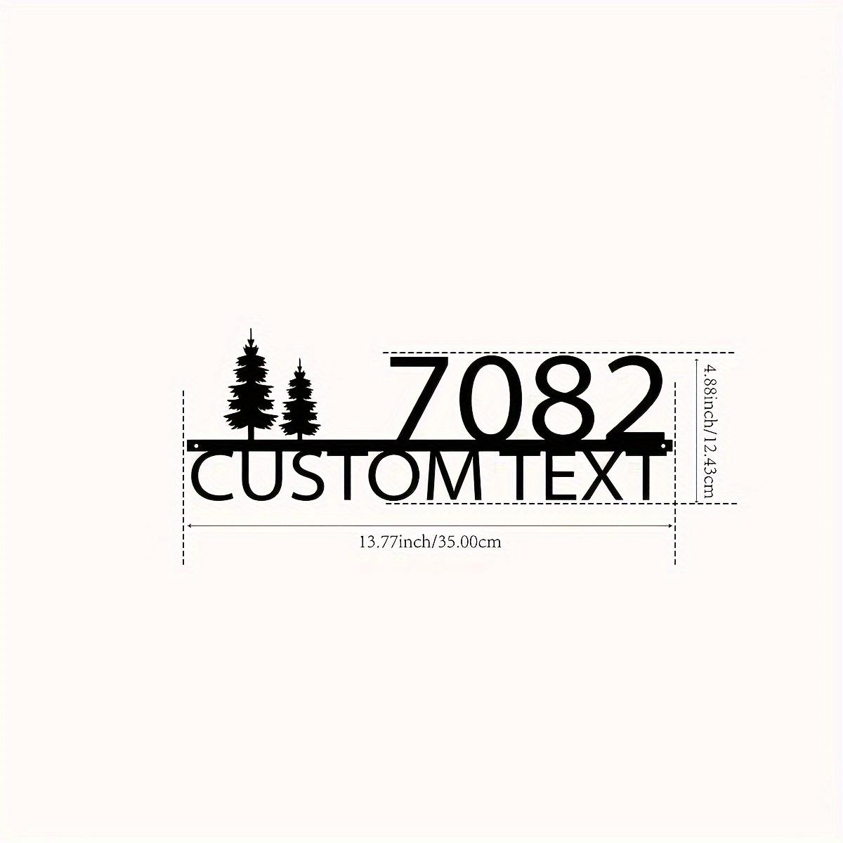 

Custom Metal Wall Art Sign Personalized Name Durable Home Decor Indoor Use TYDZ004260