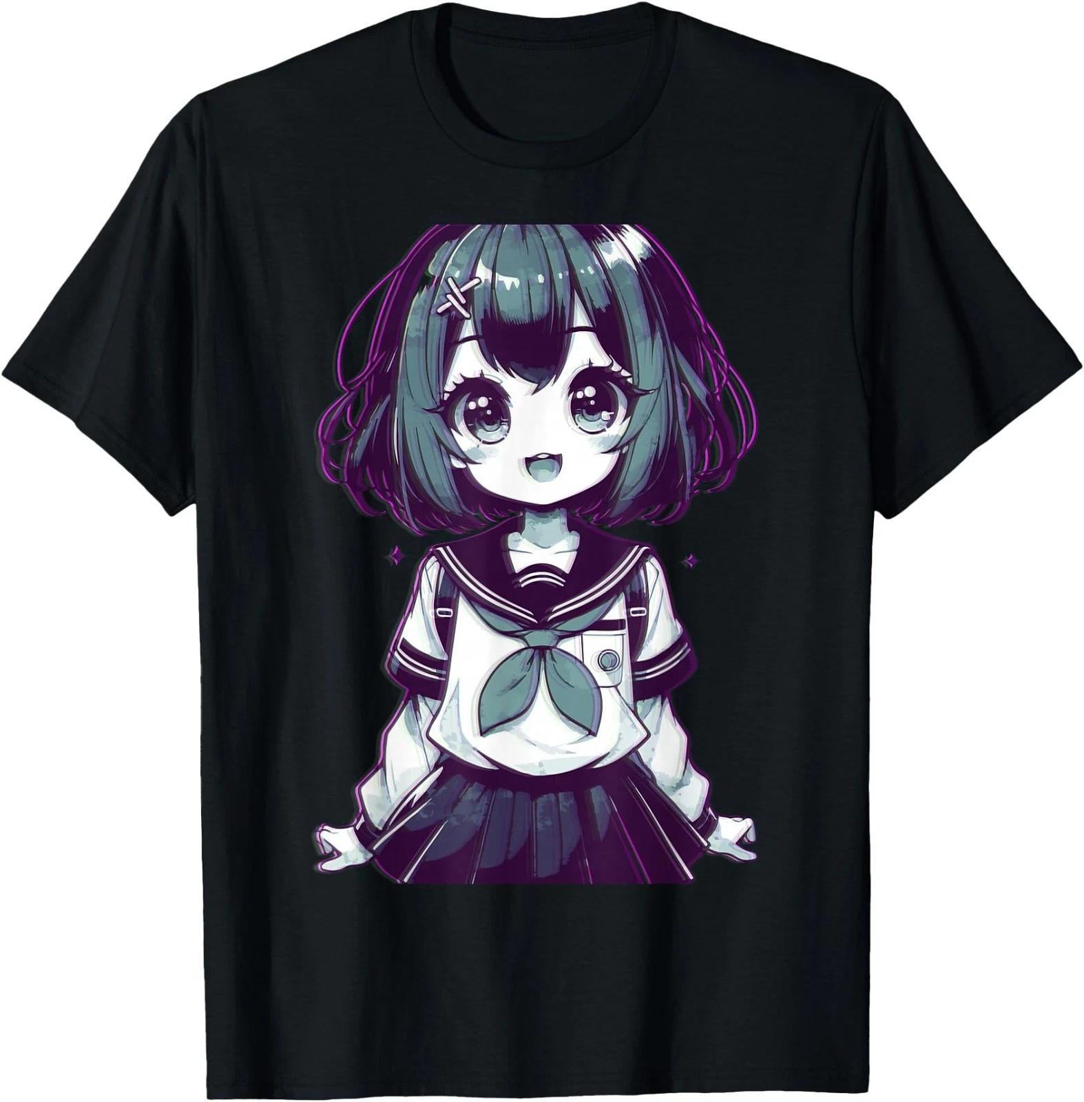 Anime Vaporwave Aesthetic Waifu Soft Grunge Otaku Chic- T-Shirt M