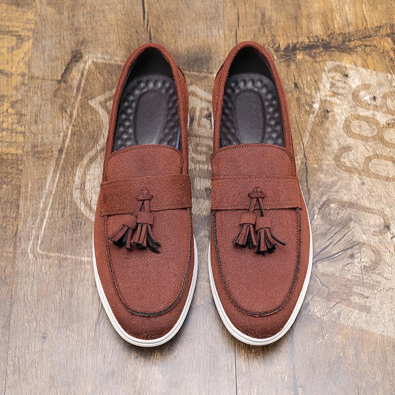 Men s Large Suede Slip-on Driving Loafers 42