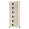 Folding Storage Cabinet Storage Box Multi-layer Wardrobe Multi-layer Clothes Storage Cabinet Foldable Transparent Storage Cabinet