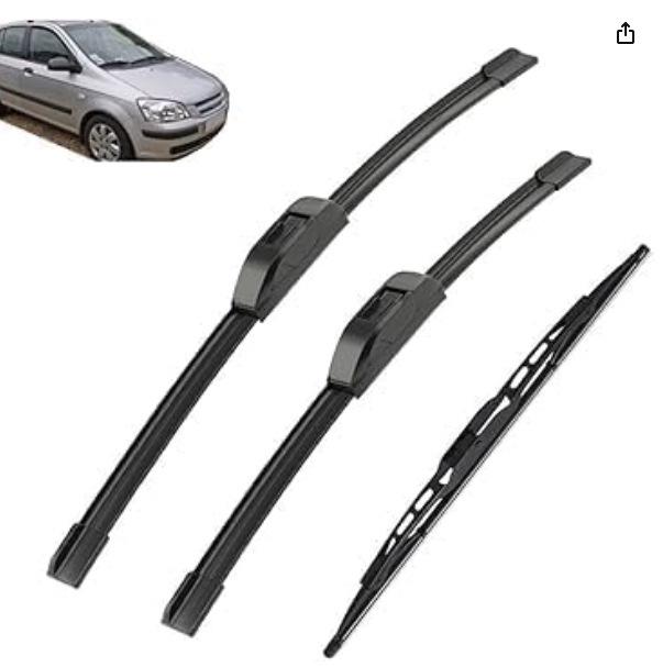 

For Hyundai Getz Wipers 2002-2009 22 + 14 + 14 front and rear wipers Hyundai Getz Wipers 2002-2009 22 + 14 + 14
