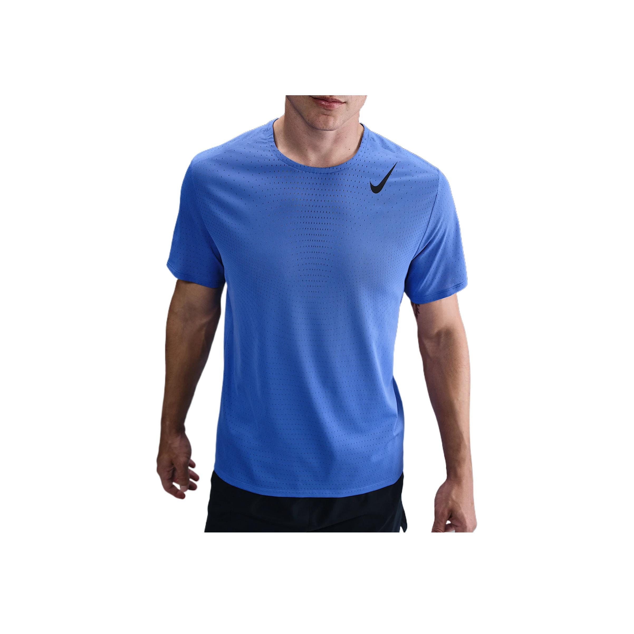 

Nike Мужская футболка с коротким рукавом Aeroswift Dri-Fit Adv, топы, синяя, HJ3377-411 L