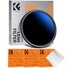 CONCEPT 43mm Variable ND Filter Made In Japan with AGC Optical and for Video and Landscape Photography K&F ND2-ND400, Glass, 18-Layer Coating,