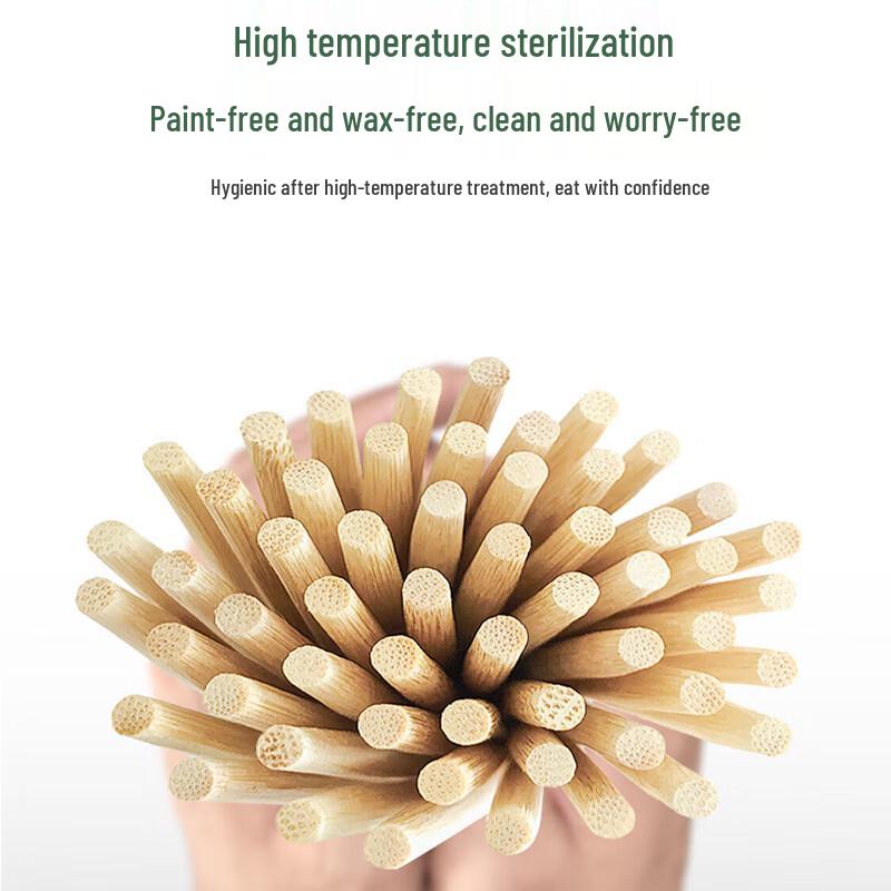 ONYLM Individually Wrapped Natural Bamboo Disposable Chopsticks