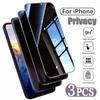3Pcs Anti Spy Tempered Glass for iPhone 17 16 15 14 Pro Max 15 16 Plus Screen Protector for iPhone 13 12 11 Pro 17 Air XR XS Max