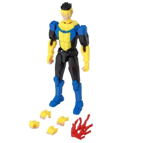 3D Printed Action Figure with Accessories Posable Cartoon Character Model Movable Joints Figure Decoration Collectible Gift for Animation Lovers
