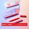 KACO×Coca-Cola MELLOW Fountain Pen,Aesthetic EF Nib Smooth Writing&Ergonomic Grip Alloy Clip For Homework,Calligraphy,Daily Use