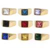 2026 Jewelry, Stylish and Simple European and American Gemstones, Gold Jewelry Accessories, Party Rings