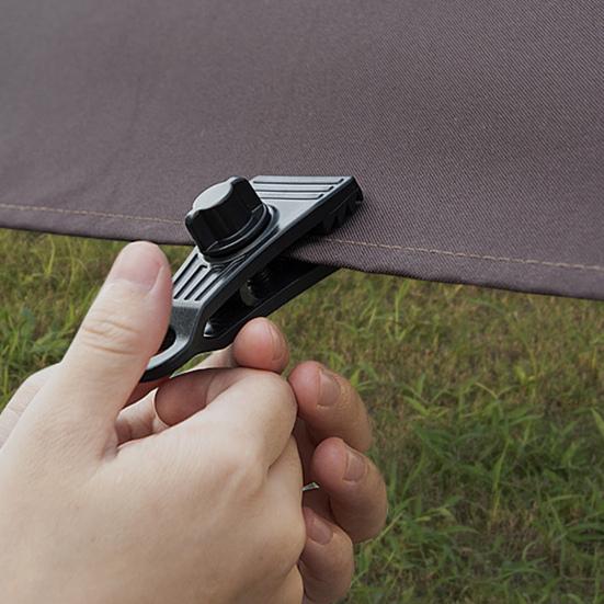 10Pcs Heavy Duty Tarp Clips Securely Fasten Camping Awnings Caravan Canopies Tarp Clamps Strong Pulling Force Tarp Fasteners Tarp Clips Outdoor Use