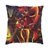 Funny Cartoon Comics Tv Helluva Boss Throw Pillow Case Decoration Custom Square Cushion Cover 40X40 Pillowcover For Living Room