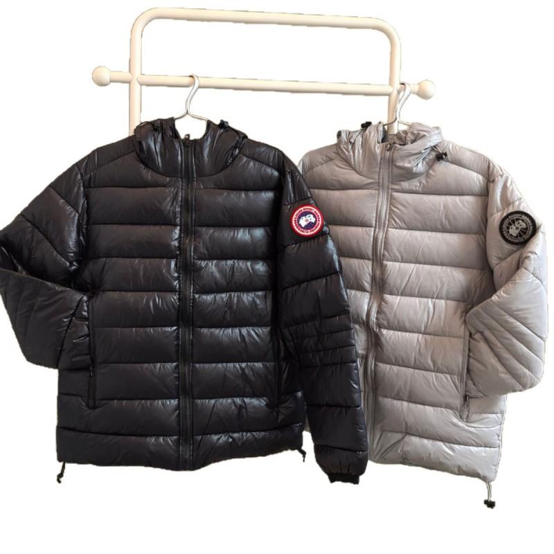 2025 Winter Oversized Puffer Jacket Unisex Badge Detail Warm Hooded Coat Men Women