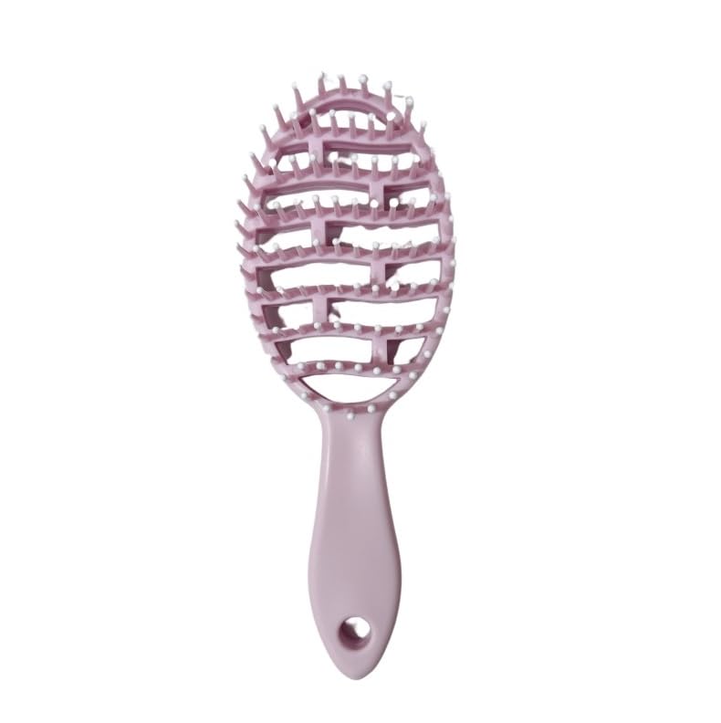 hair drying hair Quick-drying brush, brush, blow-drying brush, brush, pink.