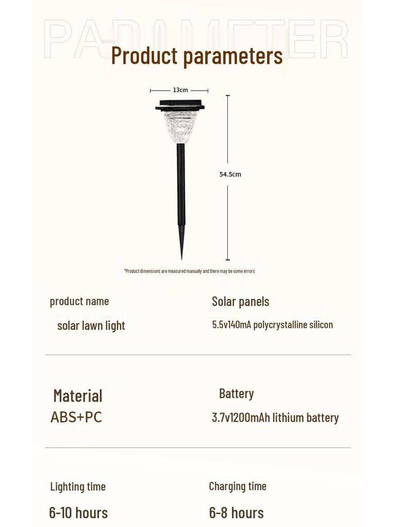 Solar Garden Pathway Lights - Dreamy Outdoor Landscape Decoration