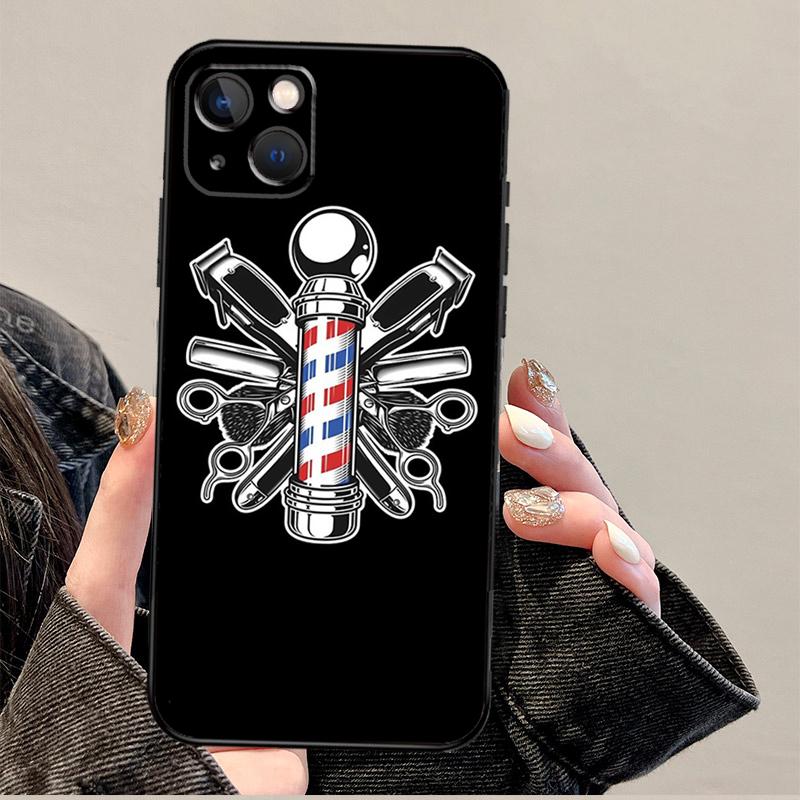 

Barber Scissors Hairstylist Salon Phone Case For iPhone 17 Pro Max 14 11 15 16 Pro Max 13 12 mini 16 Plus 16e 17 Air Cover iPhone 14