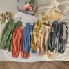 Kids Shaking Pants Summer Boys and Girls Ice Silk Trousers Children Anti Mosquito Pants Japanese and Korean Style Loose Wide Leg Pants