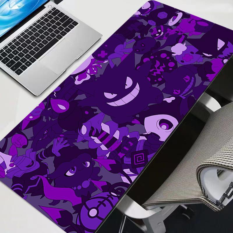 Large Gengar Pokemon Pikachu Gengar Mouse Pad Gamer Keyboard Mousepad Pc Computer Desk Mat Gaming Pad Mouse Mats For LOL 800x300x2mm
