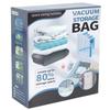 Set of 8 Vacuum Storage Bags for Clothes with Pump, Available Sizes 50x70/60x80/80x100cm, Space Saving, Leak-Proof, Transparent