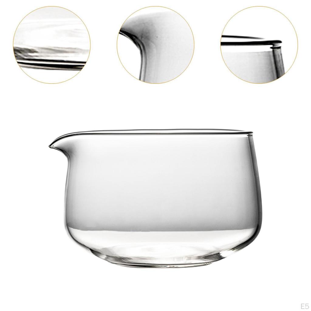 Klare Glasschale für Matcha-Teezeremonie, Handgefertigte Chawan Grün