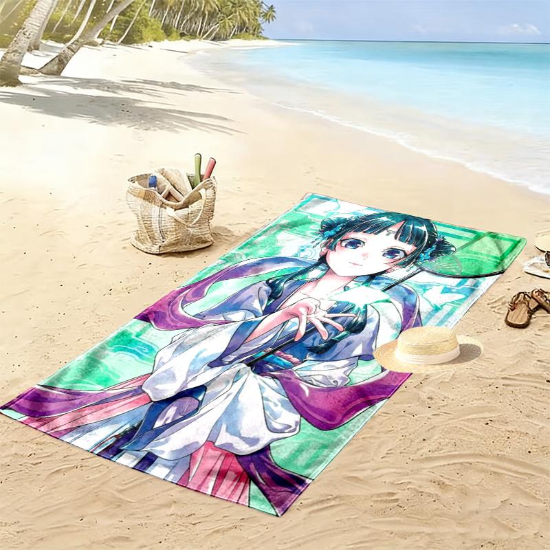 Mao Mao Print Beach Towel Large Soft Quick Dry Towel For Beach Camping Swimming