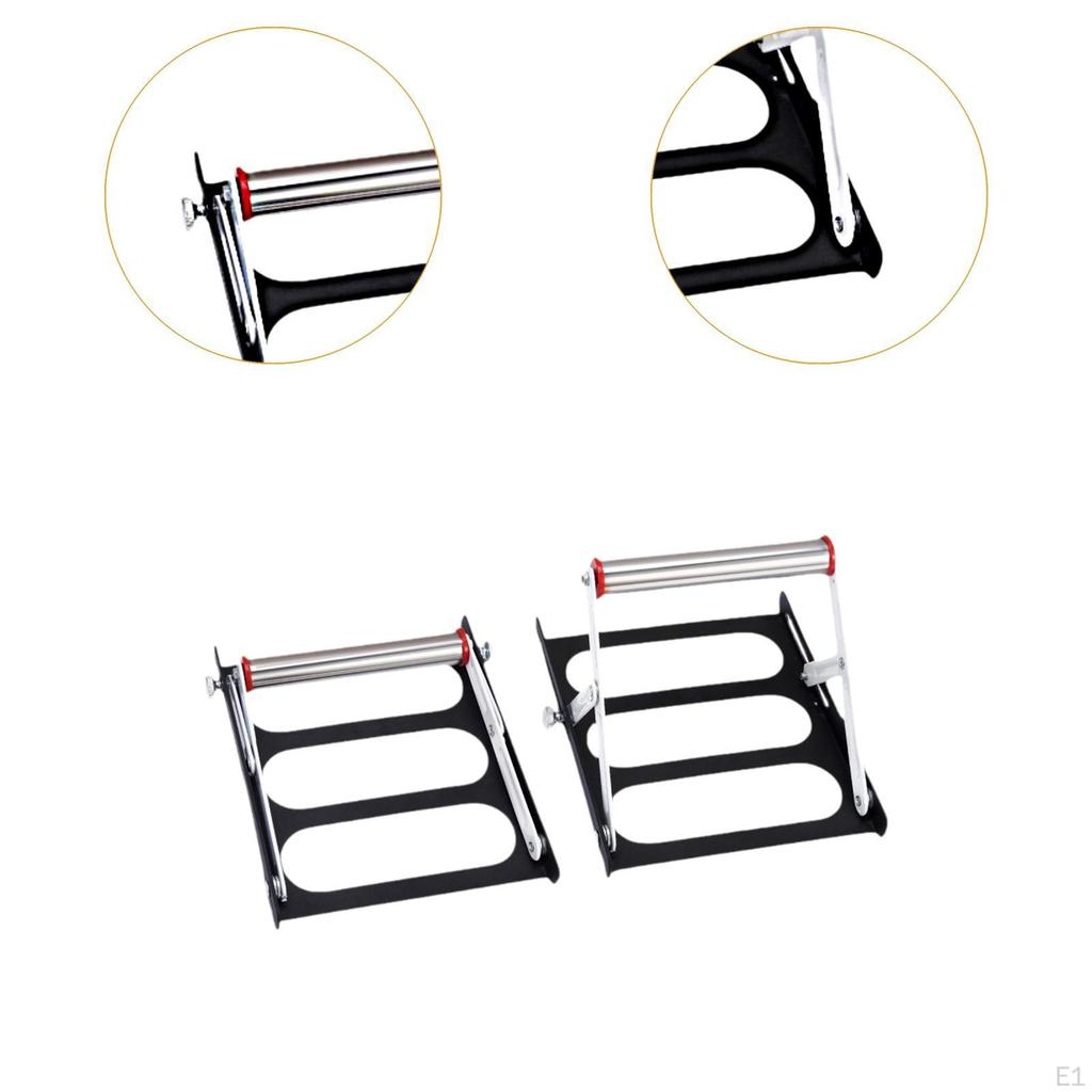 2x Unloading Brackets Material Holders Wear Resistant Portable Stable Professional Stainless Steel