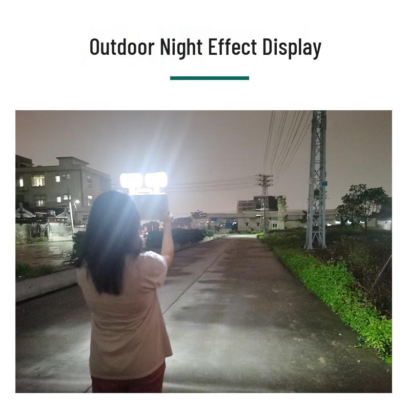 Powerful Dual-Head Emergency Lamp