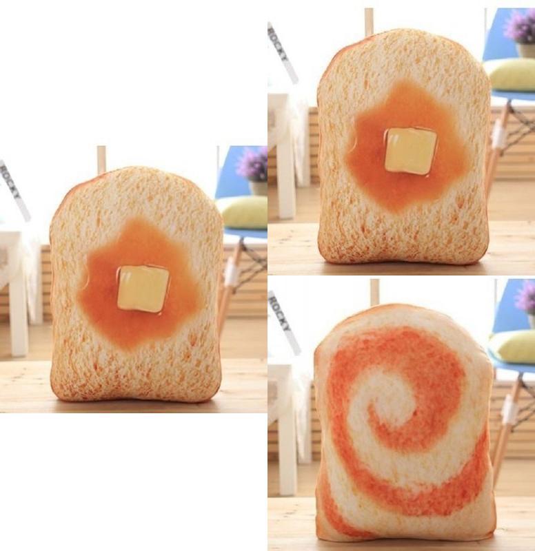 Cuscino Peluche a Forma di Pane con Design Carino per Ragazze, Decorazione per Casa, Ufficio, Riposo