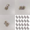 20 Pieces Earring Holder Stand Acrylic Rack for Jewelry Display and Organization Ear Accessories Storage Organizers