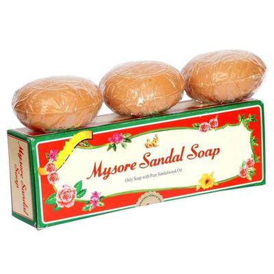Sabun 1 Adet (150 g x 3) Günlük Kullanım İçin Sandal Ağacı Kokulu Her Biri 450 g Tam Nemlendirici Banyo Sabunu