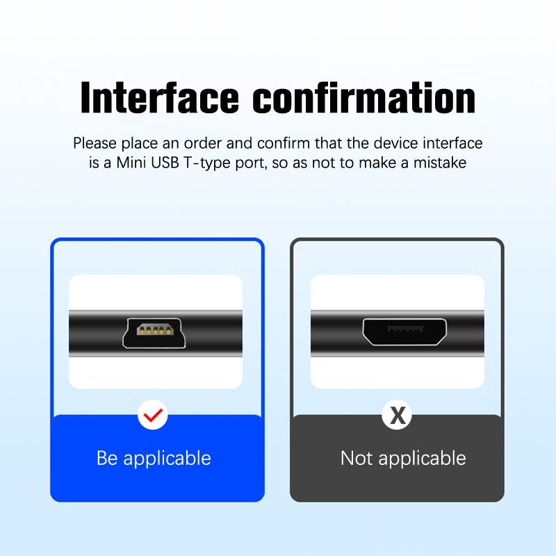 Mini USB Cable USB To USB Fast Data Charger Cable For MP3 MP4 Player Car DVR GPS Digital Camera HDD