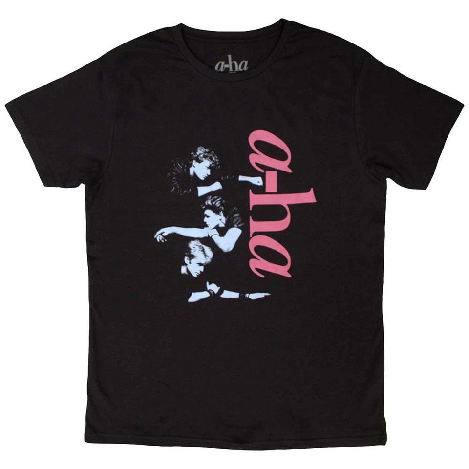 

A-ha Vertical Official Logo T-Shirt Men Unisex- M