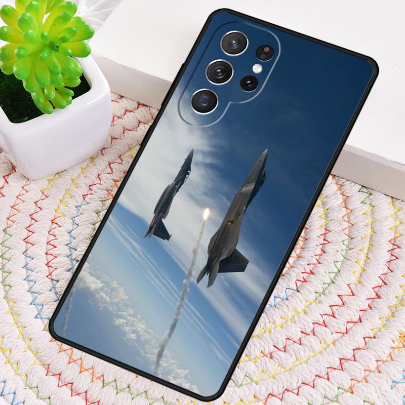 Fighter Plane In The Sky Phone Case for Samsung Galaxy Note 10 Pro S26 Ultra S23 S24 FE S25 S21 S22 PLUS Shockproof Cove