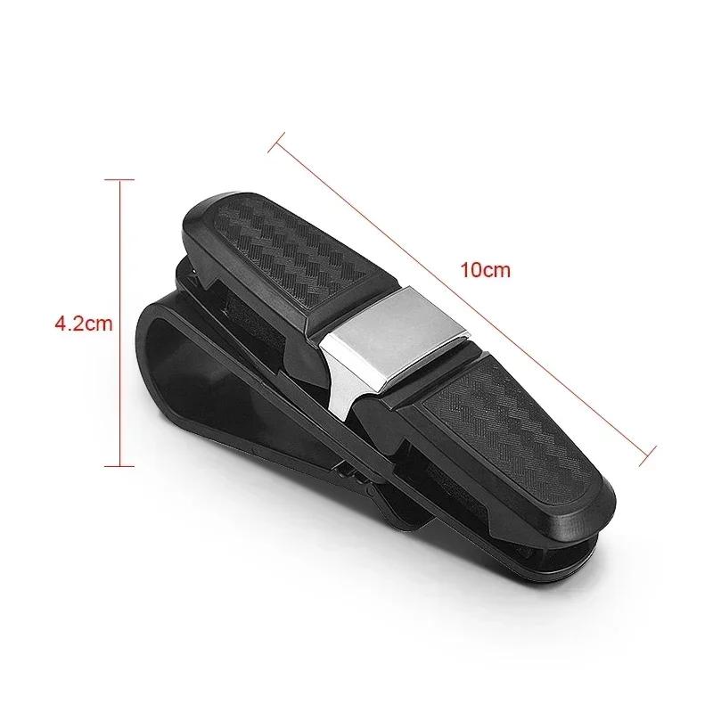 2025 Heißes Auto Brillenetui Auto Sonnenblende Brillenhalter Sonnenbrille Karten-Ticket-Clip Für Honda Civic Varadero Xl1000 750 Forza Sha