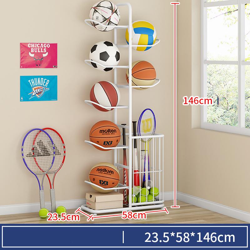Indoor Children Basketball Storage Rack Put Ball Football Storage Basket Placed Rack Kindergarten Volleyball Stand Holder Space