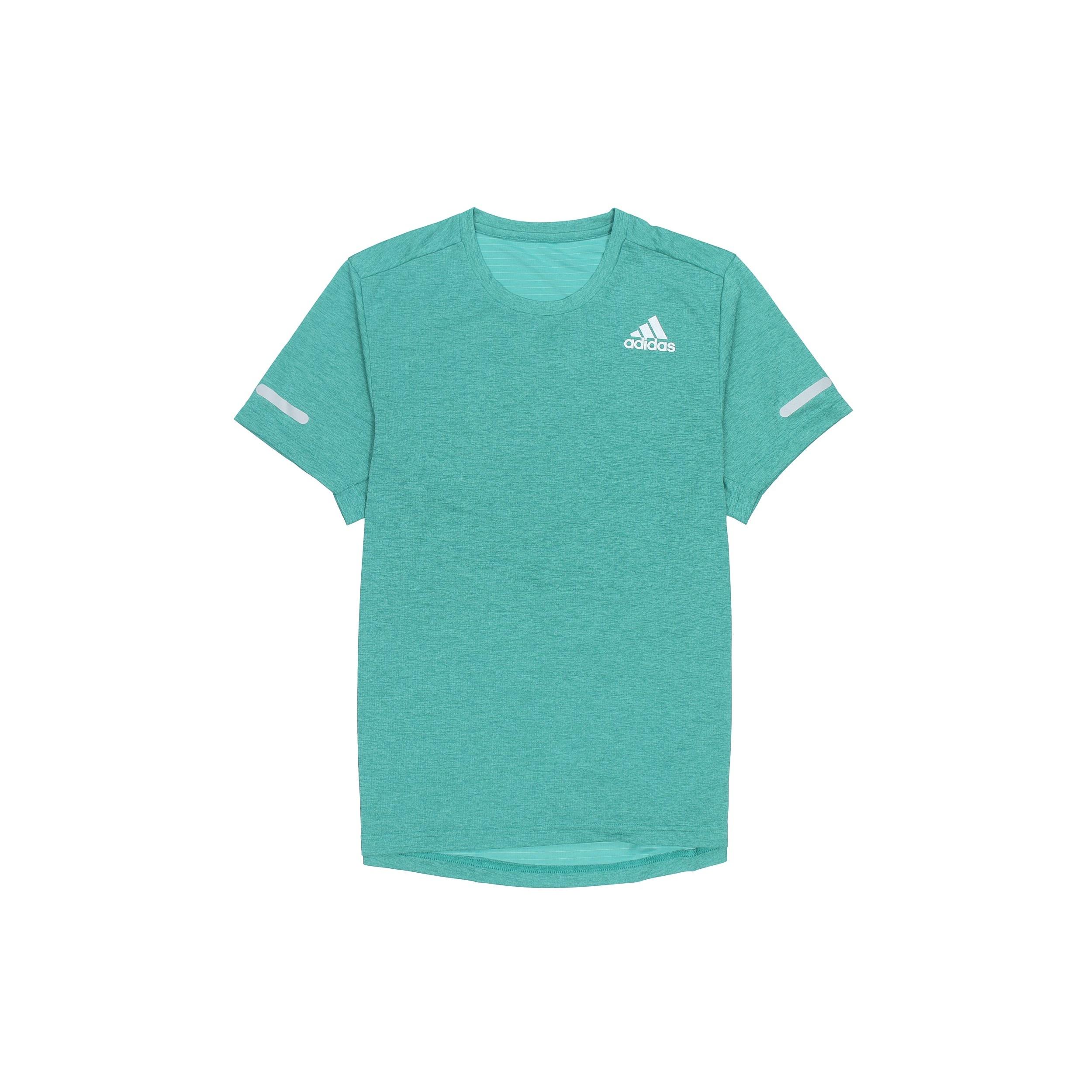 adidas Elevate Train T Training Sports Quick Dry Short Sleeve Green Men s HF4205 S