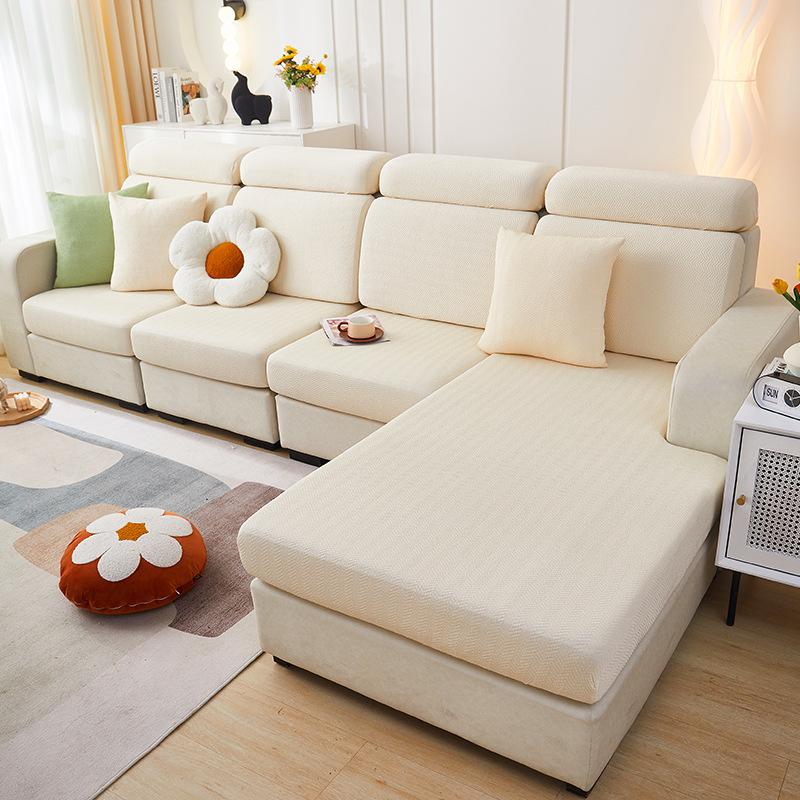 Letni Chłodny Pokrowiec na Sofę z Jedwabiu Lodowego Uniwersalny Całościowy Nowy Letni Antypoślizgowy Prosty i Świeży Sofa
