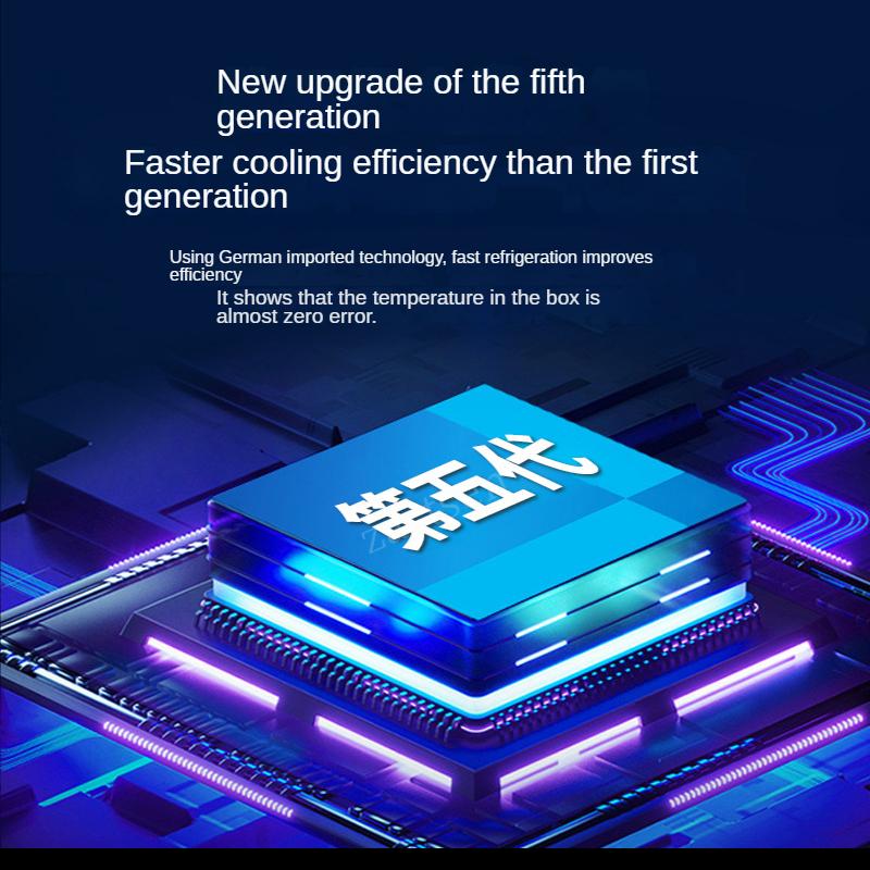 Tragbarer Reise-Medizin-Gefrierschrank, Diabetiker-Insulin-Kühlschrank, Mini-Kühlschrank, Kofferbox, Kühlbox für Autoreisen und den Heimgebrauch