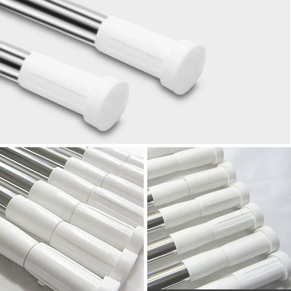 Aoresac Asta per tenda da doccia da 43-78 pollici senza foratura, asta di tensionamento a molla per soffitto dell'armadio della finestra