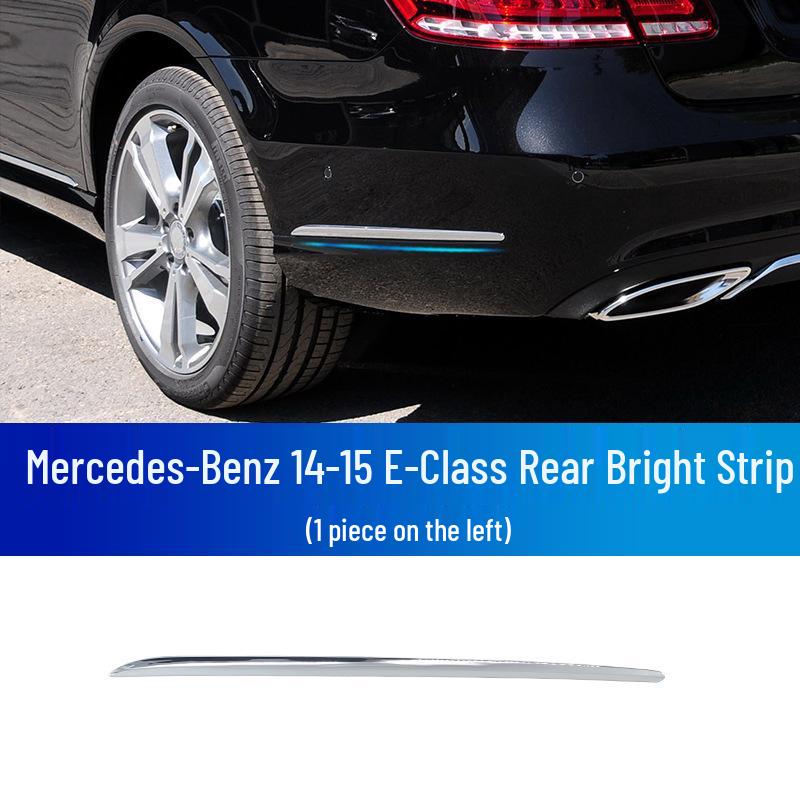 Front & Rear Bumper Chrome Trim for Mercedes-Benz: E180, E200, E260, 300L