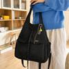 Schoolbag multi-purpose drawstring backpack female large-capacity simple college student class commute shoulder crossbody schoolbag travel backpack