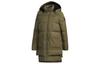 Neo Down Jackets Women's Khaki Brown Hooded Moderate Other EI4428