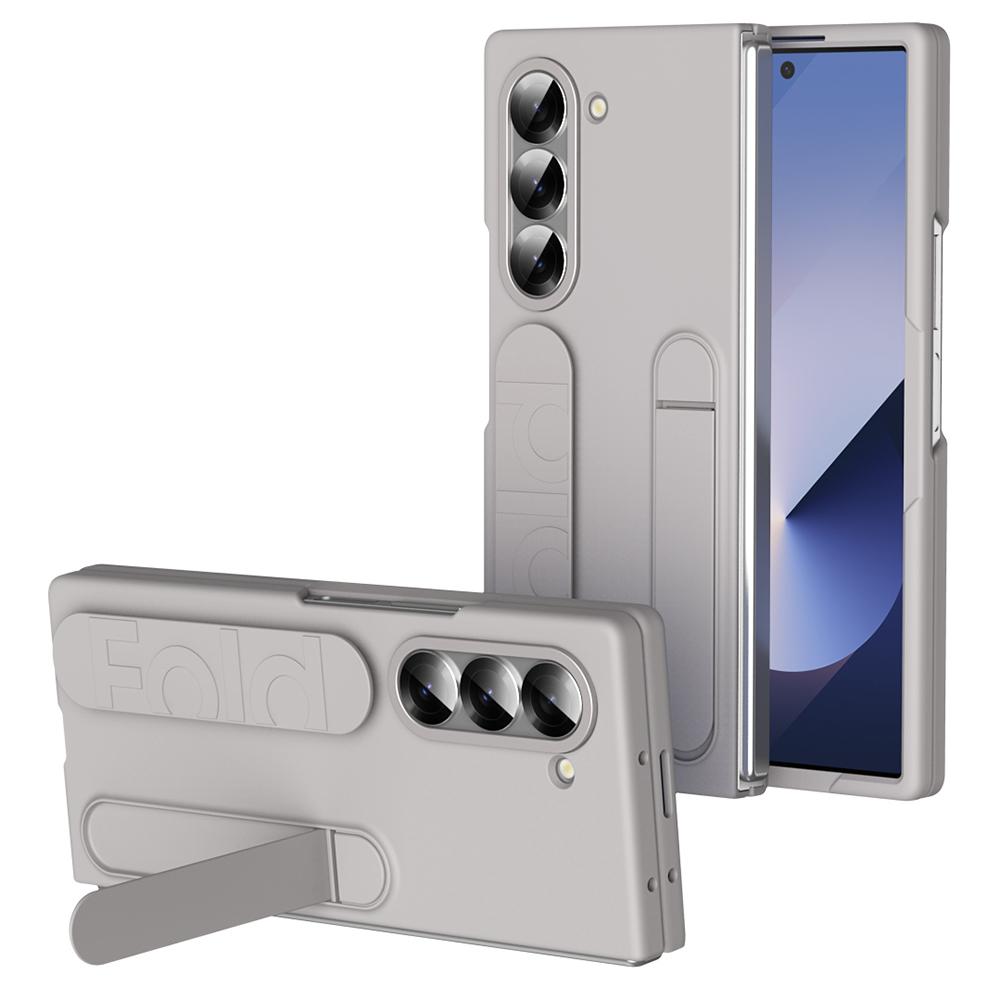 For Samsung Galaxy Z Fold5 5G Case Kickstand Wristband PC+Silicone Phone Cover