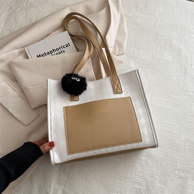 Spacious Pu Tote Bag For Women Stylish Casual Shoulder Bag Ideal For Daily Use