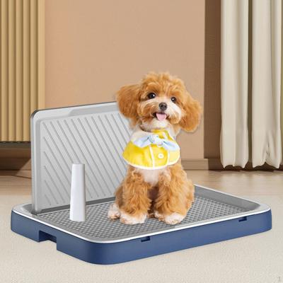 Hunde-Badezimmer-Tablett mit Schutzrand, rutschfestes Design für Welpenunterlagen und kleine bis mittelgroße Hunde