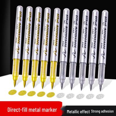 Guangna 8520 Wasserdichter Acrylmarker - Weiche Spitze, Deckende Tinte für Graffiti und Schülerkunst