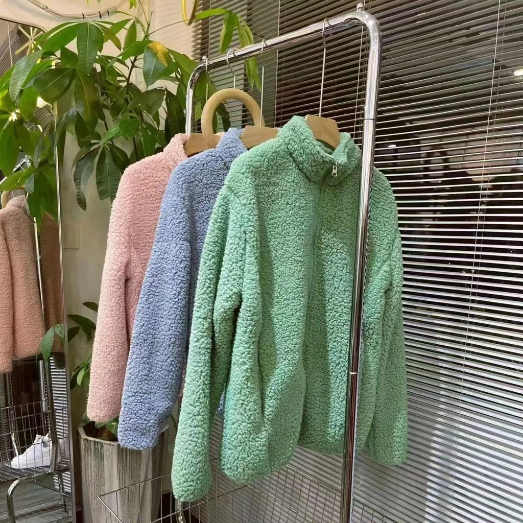 Beautiful Brushed Zipper Coral Fleece Pajamas Winter Women's Plus Velvet Thickened New Style Small Fragrance Autumn and Winter Flannel