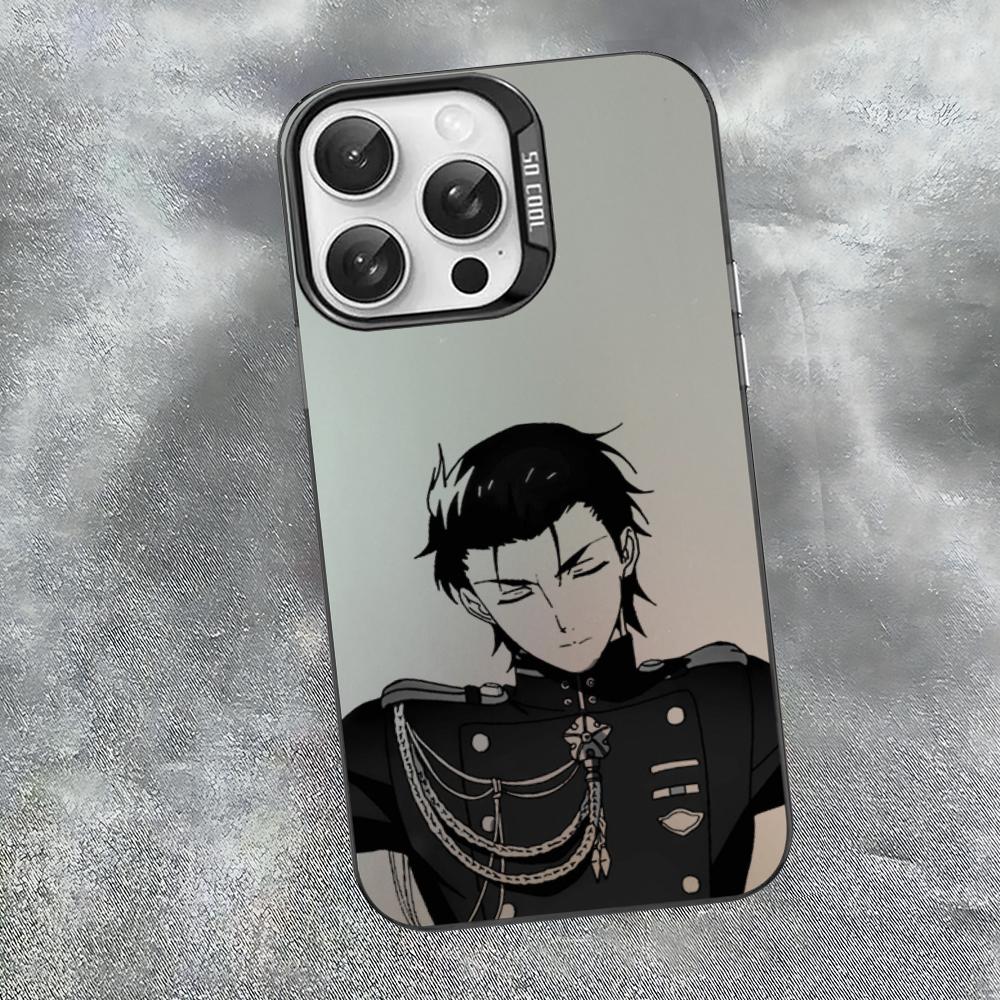 Anime Seraph of the end Guren Ichinose Phone Case For iPhone 16 15 14 13 12 11 Pro Max X XR 8 7 Plus Matte Shockproof Back Cover
