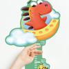 Baby Wachstumstabelle Wandsticker Abziehen Aufkleben Klebend Schlafzimmer Spielzimmer Kinderzimmer Cartoon Tier Kinder Größenmesslineal Aufkleber